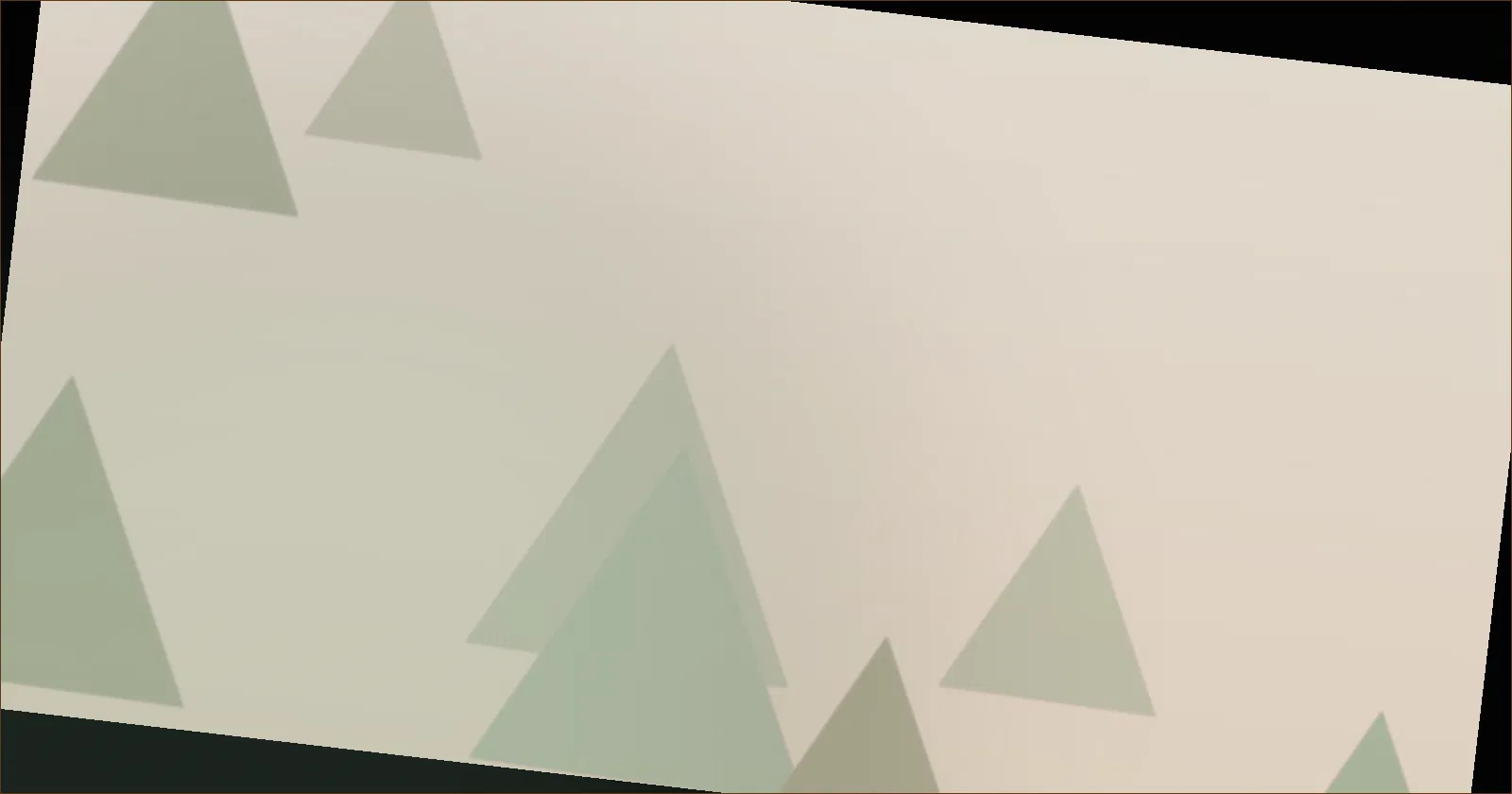 Deep green prism pattern suggesting a seam blended into fabric