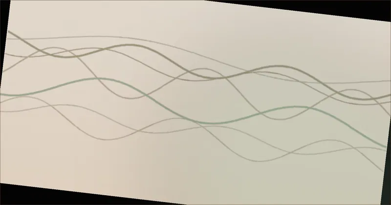 Deep green wave pattern suggesting flowing grain lines across a board