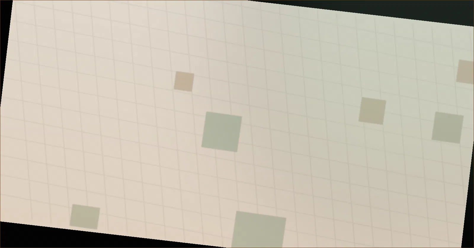 Illustration of a player assembling a game level from pieces