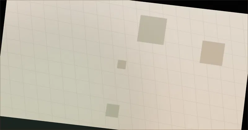 Deep green grid pattern suggesting a piece set deliberately within a space
