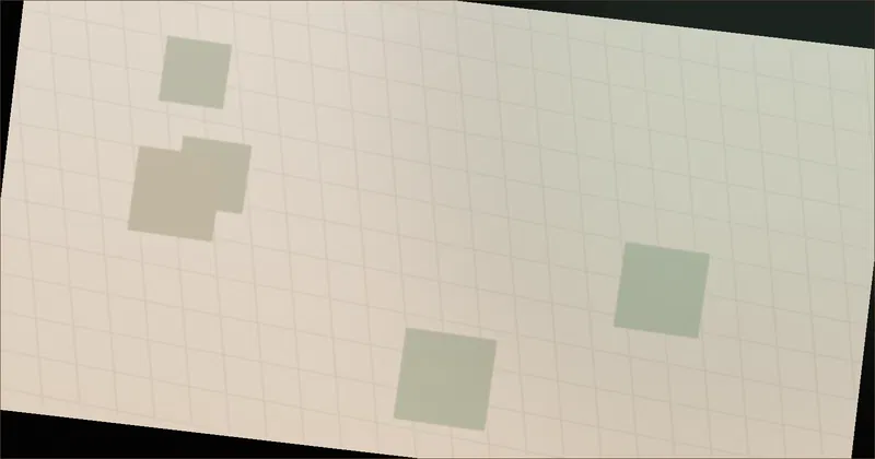 Warm brown grid pattern suggesting a level foundation under a small structure